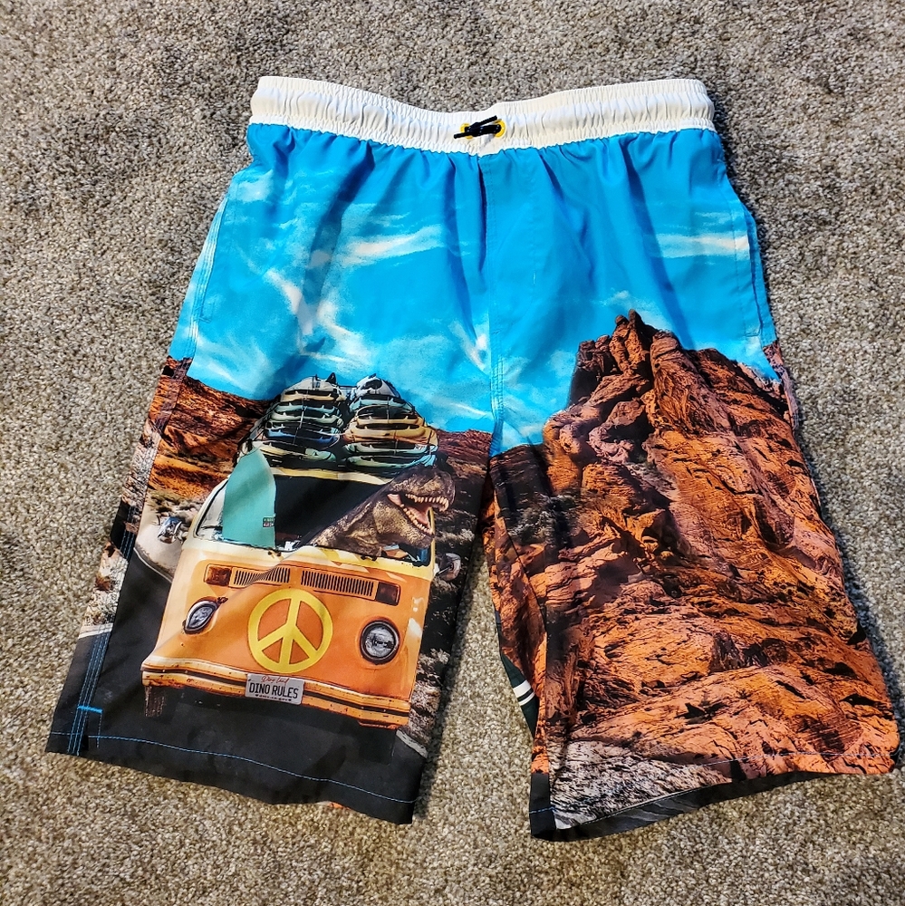 Wonder Nation Boys Swim Trunks Size 14-16 Trex